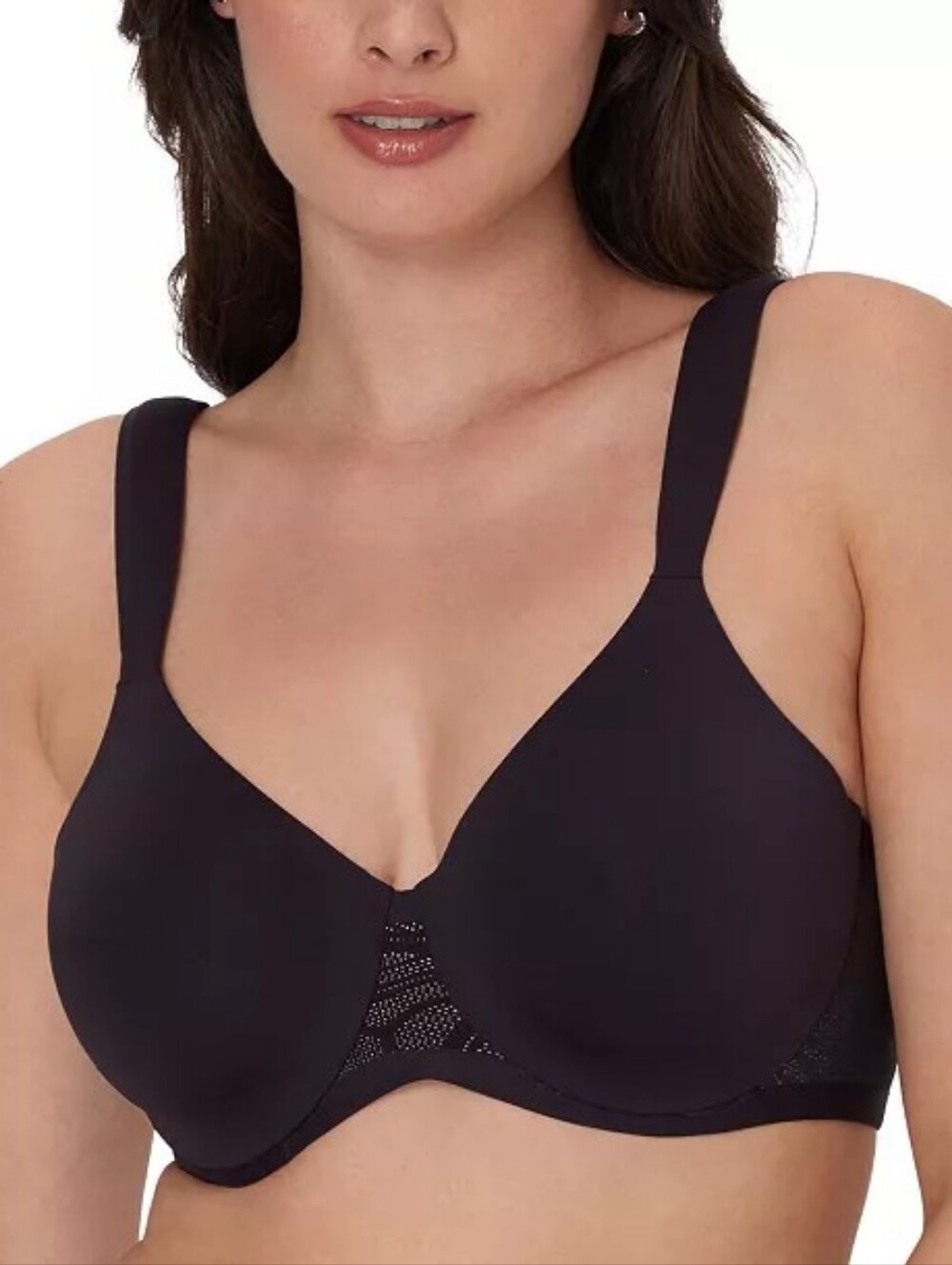 NEW! Bali's Coolest Smoothing Underwire Black T-Shirt Bra Size 34 C